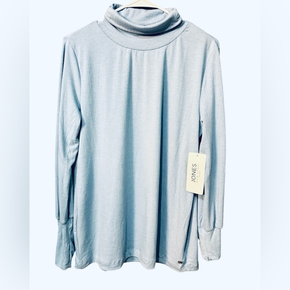 Jones New York sport sweatshirt size:L color:blue - Picture 1 of 7